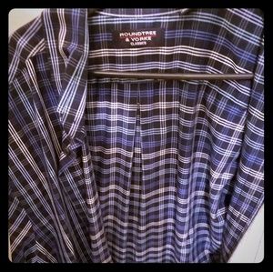 Xl roundtree classics button up long sleeve